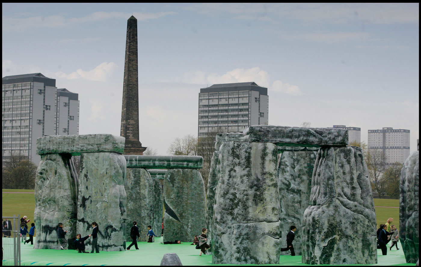 Sacrilege, (2012), Jeremy Deller. Commissioned by Glasgow International Festival of Visual Art 2012. Courtesy of The Artist and The Modern Institute/Toby Webster Ltd, Glasgow. Photo: Angela Catlin.